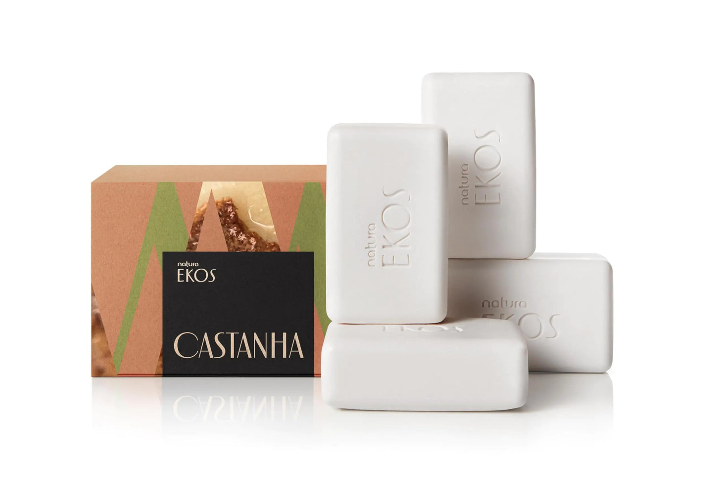 Natura - Ekos Castanha (Brazil Nut) Creamy Bar Soap Set (4 Pack)