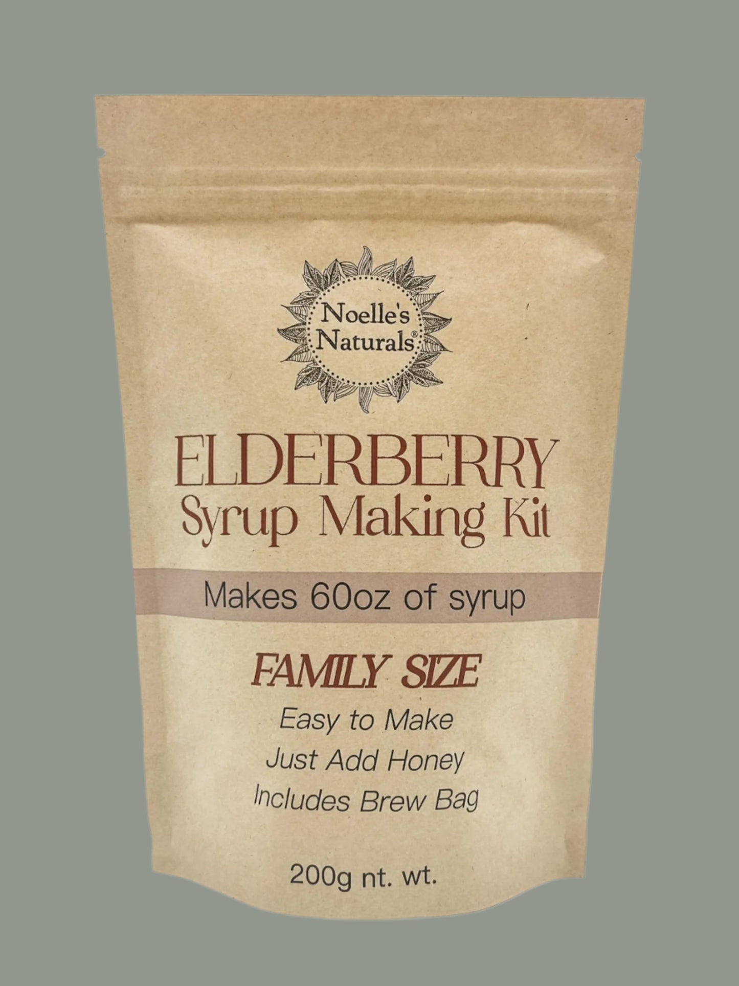 Noelle's Naturals Elderberry Syrup DIY Kit - Family Size