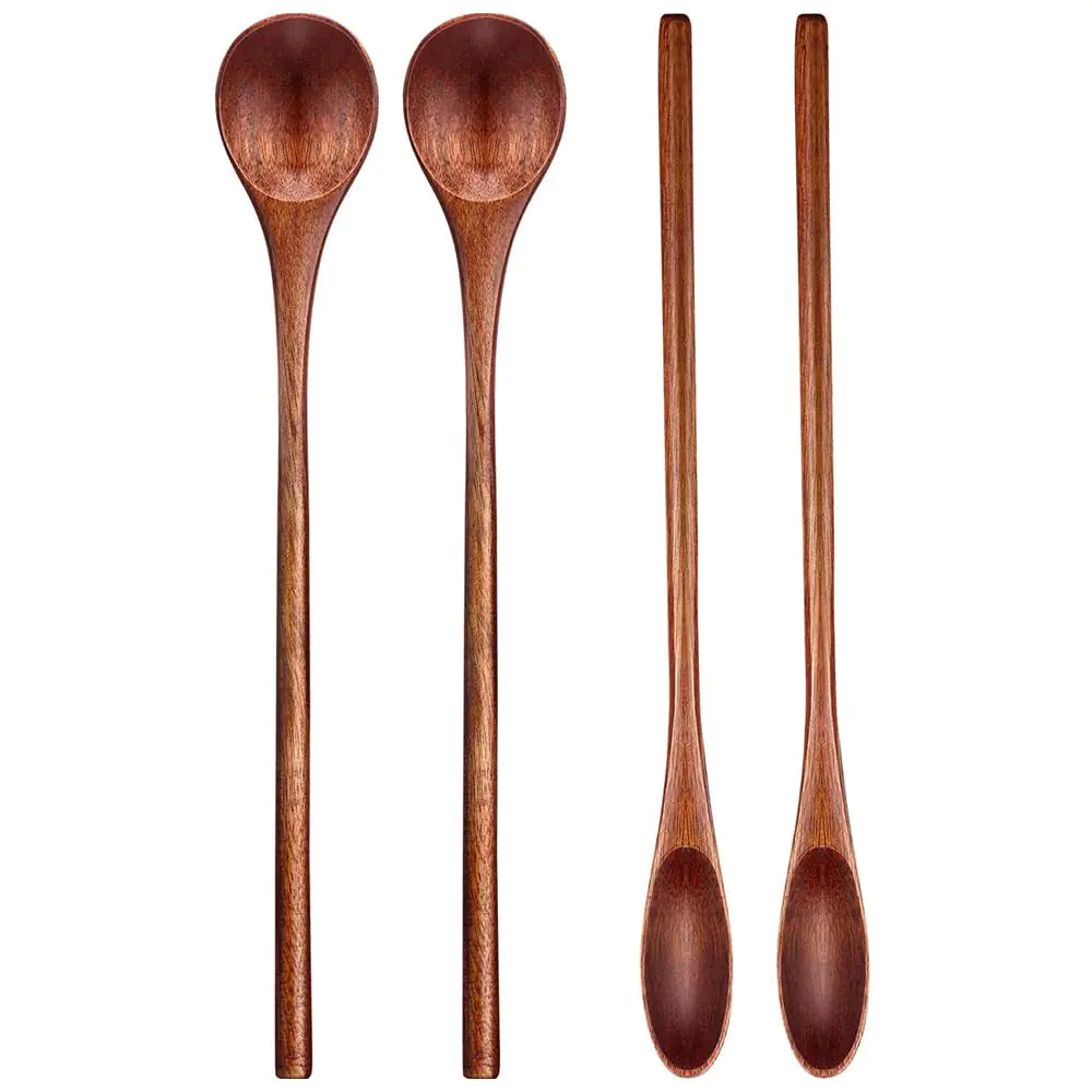 Wooden Coffee Spoons - 4-Piece Set