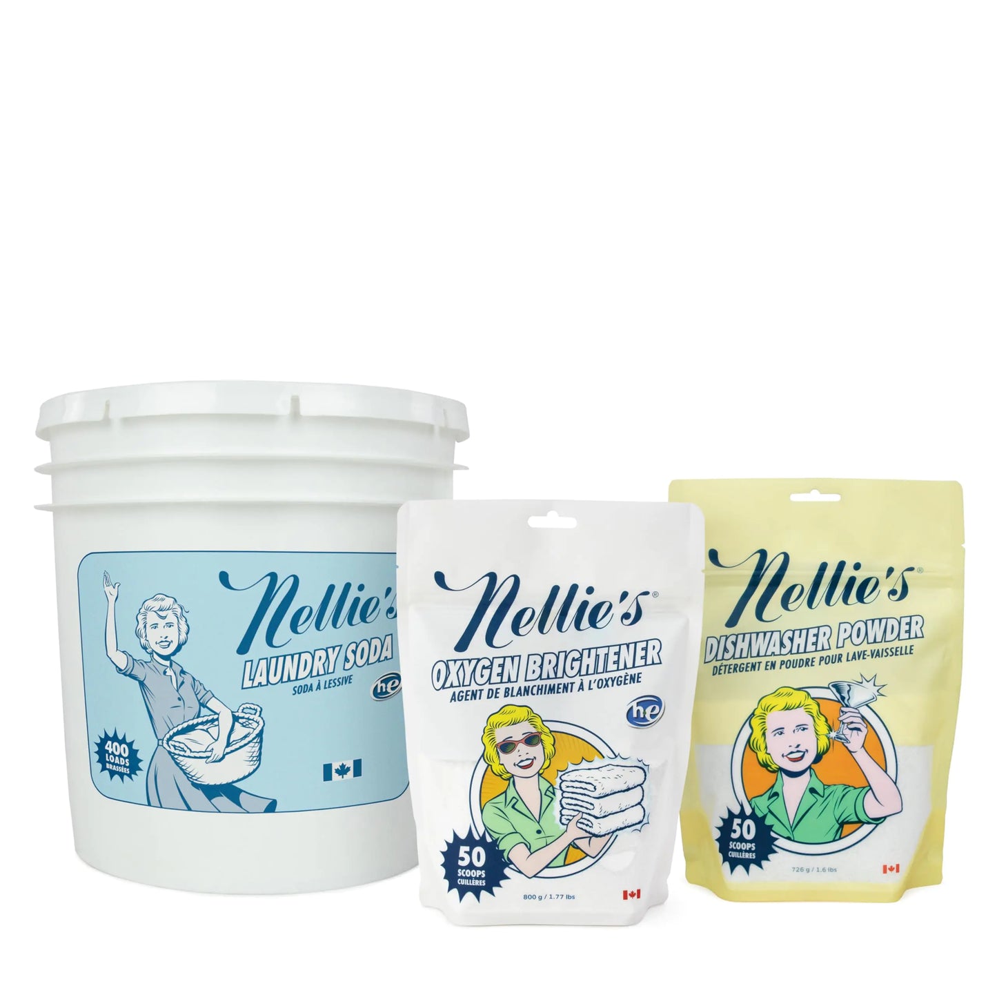Nellie's 400 Load Laundry & Dishwasher Bundle