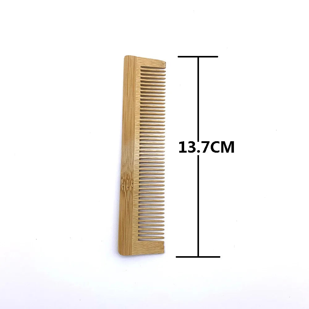 Natural Eco Biodegradable Bamboo Comb - 2 Count