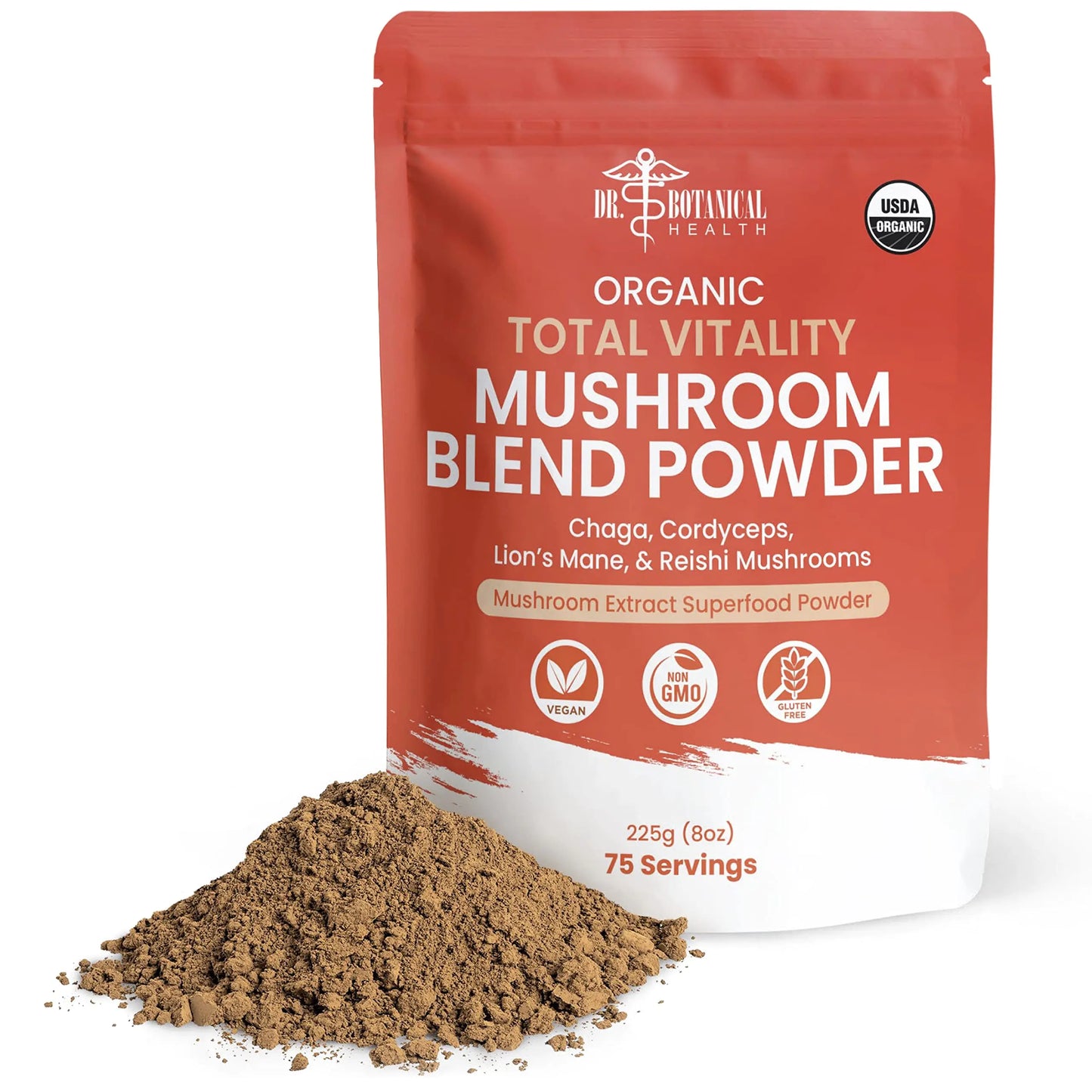 Organic Mushroom Powder Blend