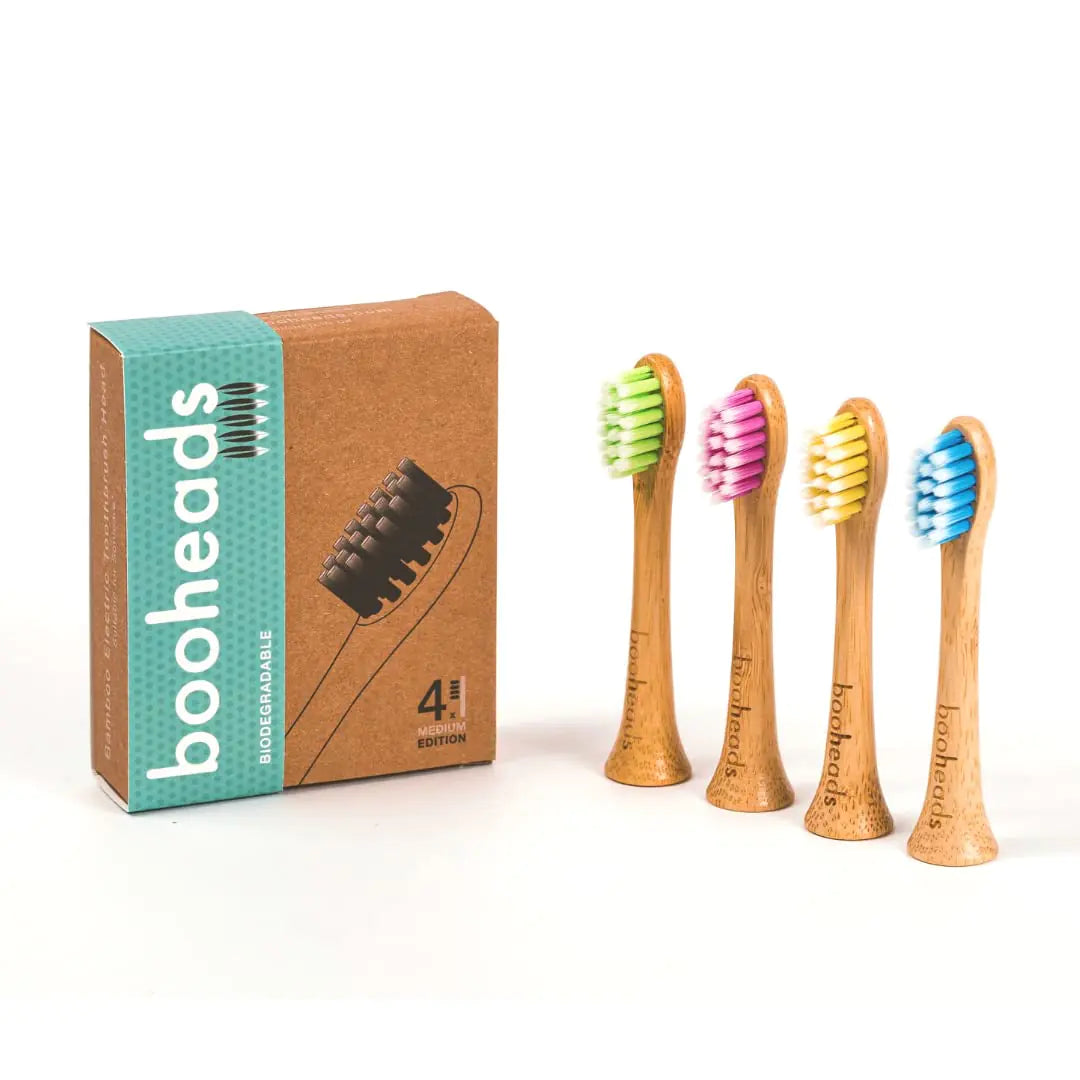booheads Bamboo Electric Toothbrush Heads