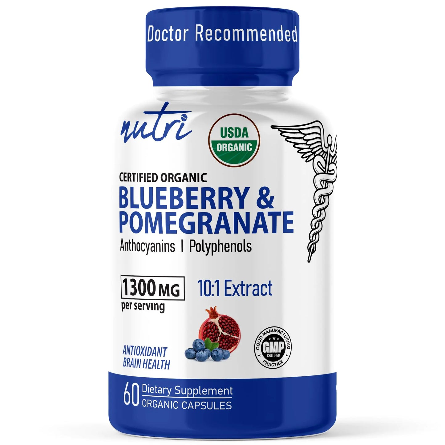 Nutri Organic Blueberry Pomegranate Supplement