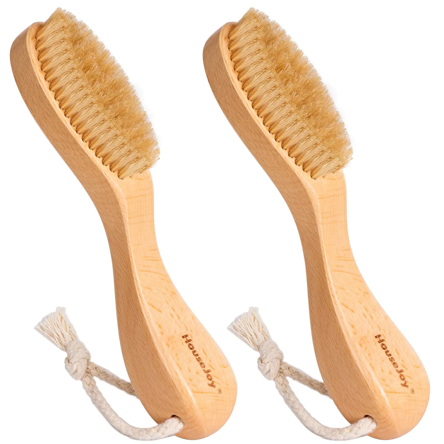 HouseJoy Laundry Stain Brush - Natural Boar Bristles
