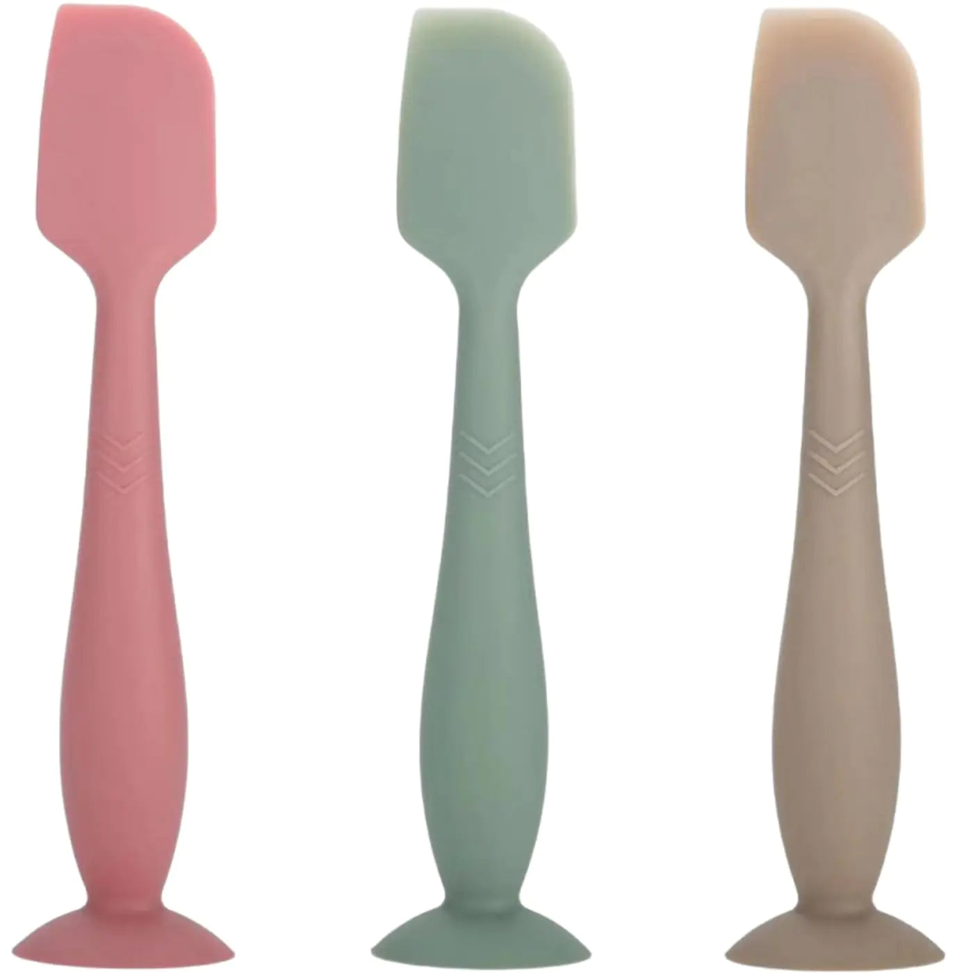 Silicone Diaper Cream Applicator 3-Pack (red, green & khaki)