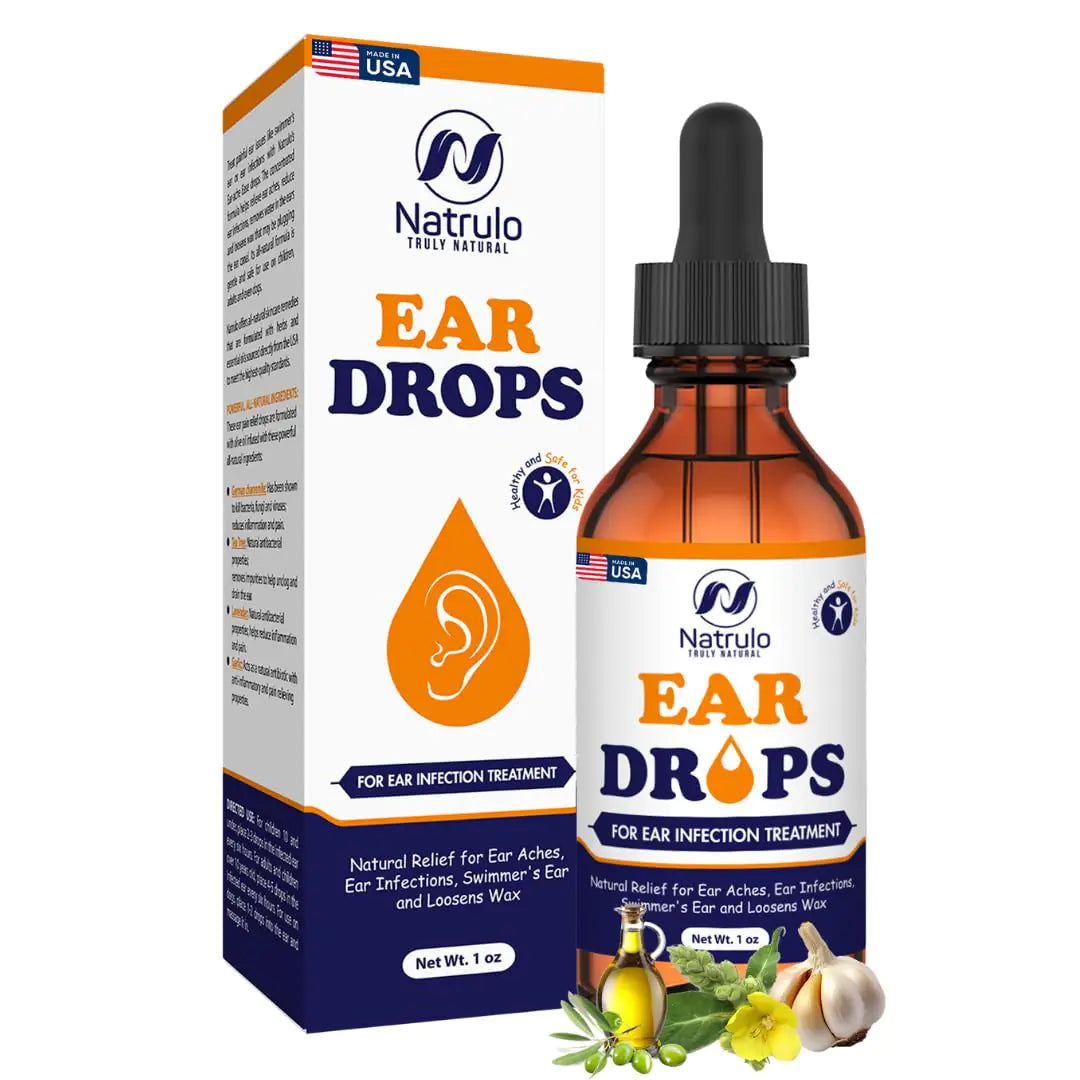 Natural Herbal Ear Drops for Adults & Children