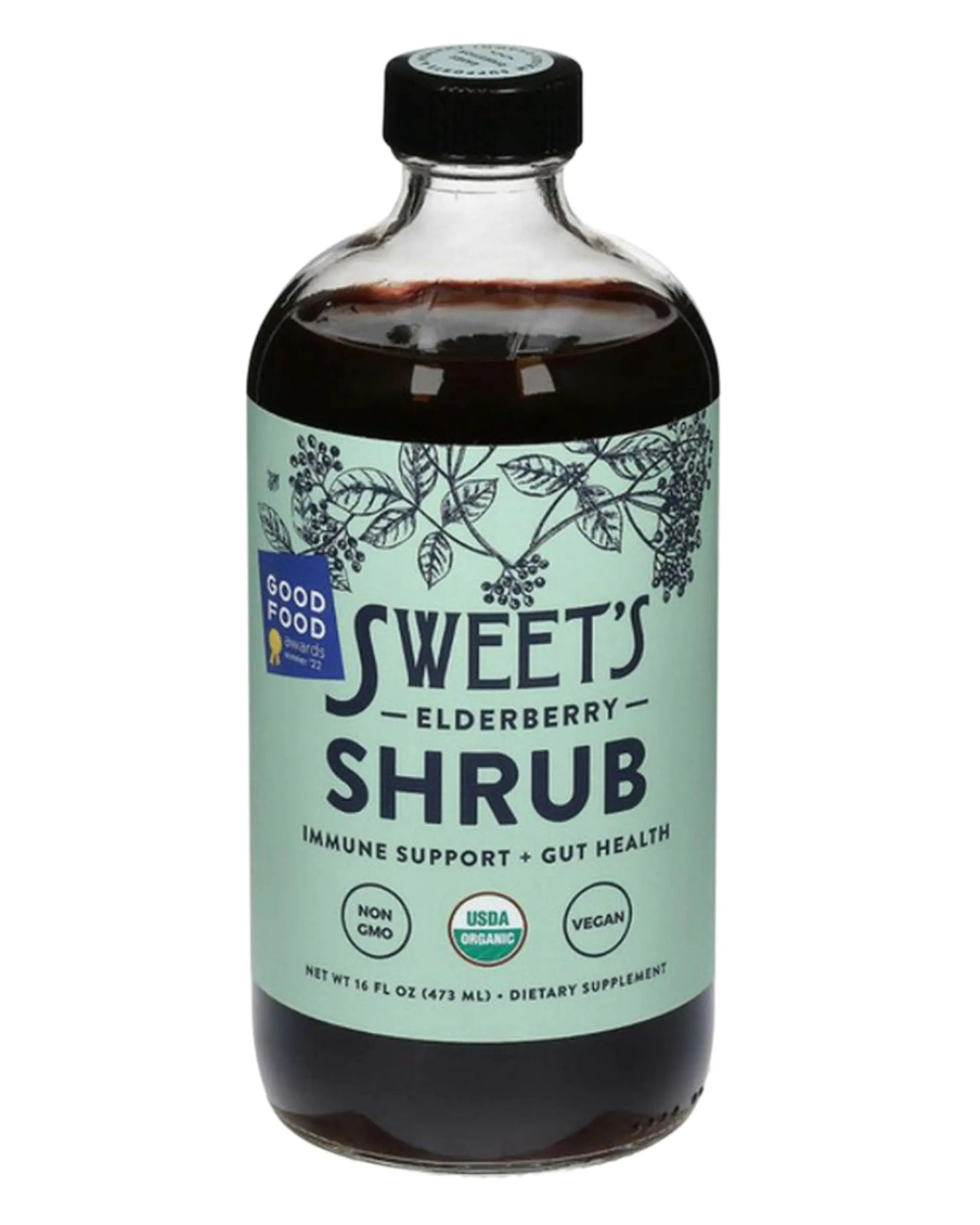 Sweet's Elderberry Organic Shrub