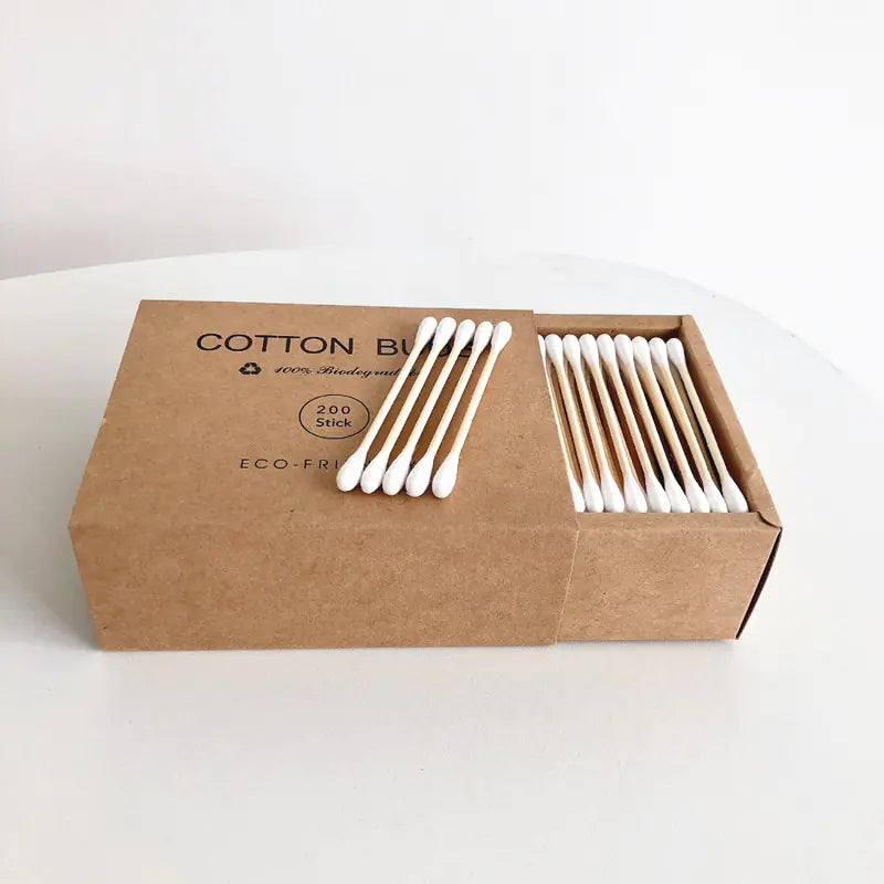 Bamboo Cotton Swabs (200 pcs)