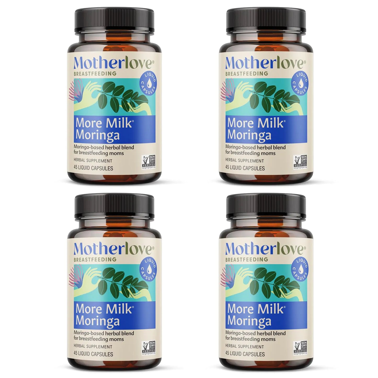 Motherlove More Milk Moringa (180 Liquid caps) 4-Pack