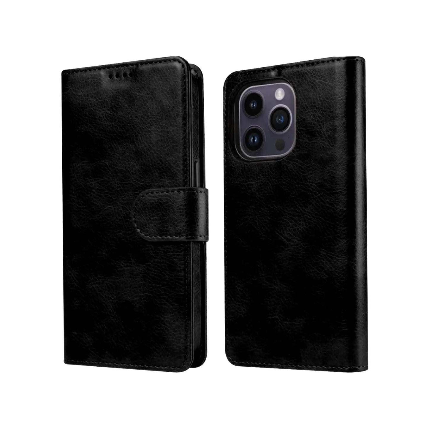 RadEnergy EMF Protection & Anti-Radiation iPhone Leather Flip Folio Case