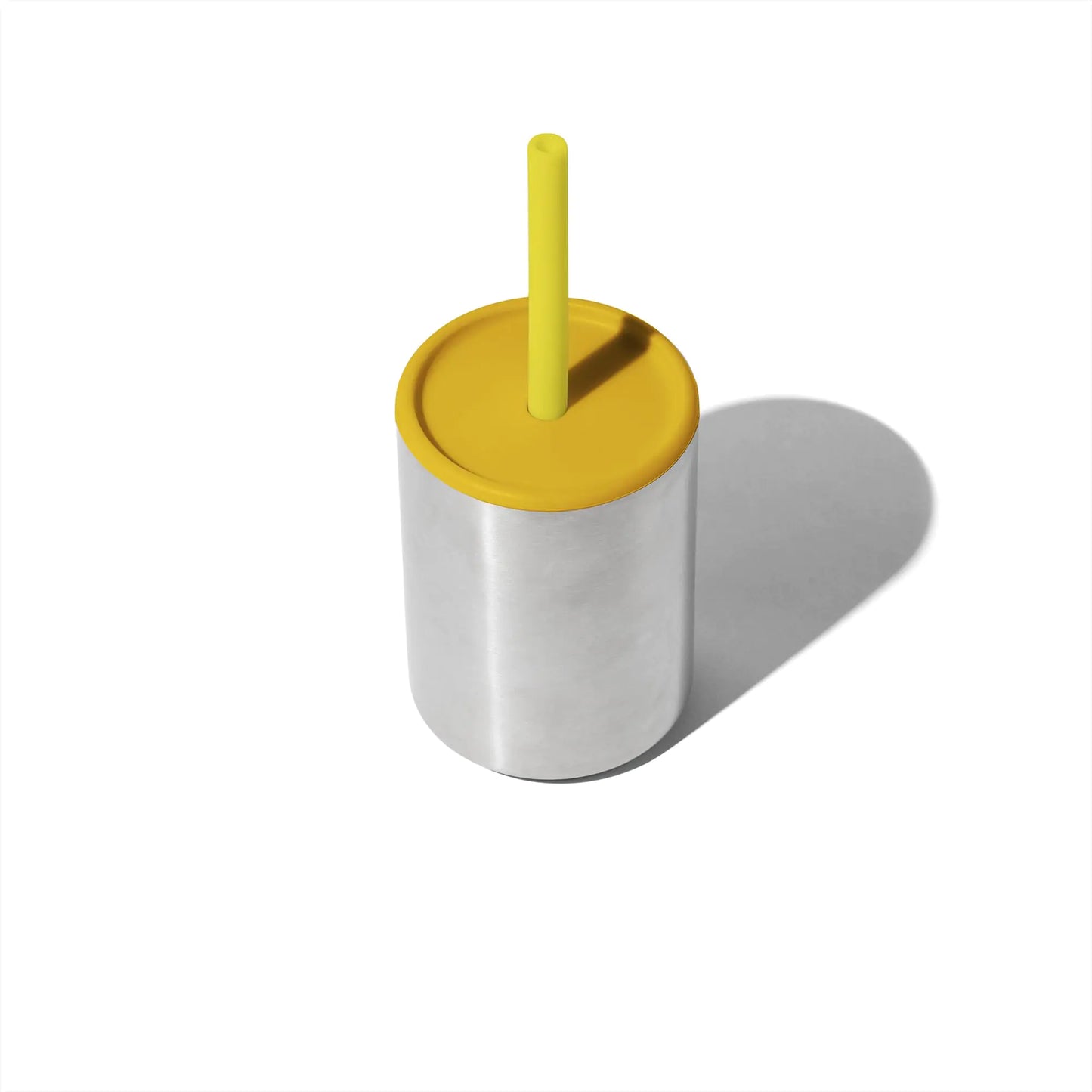 Avanchy Spill-Proof Stainless Steel Insulated Training Cup with Silicone Straw Lid - 8oz