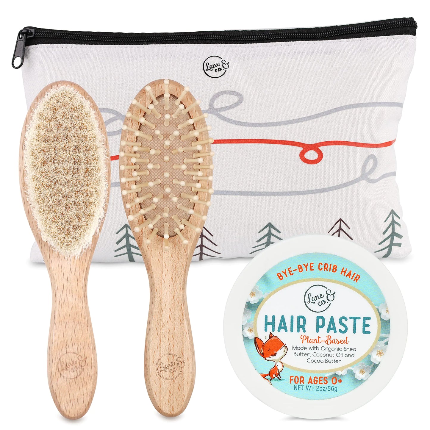 LANE & CO. Natural Brush & Gel Bundle