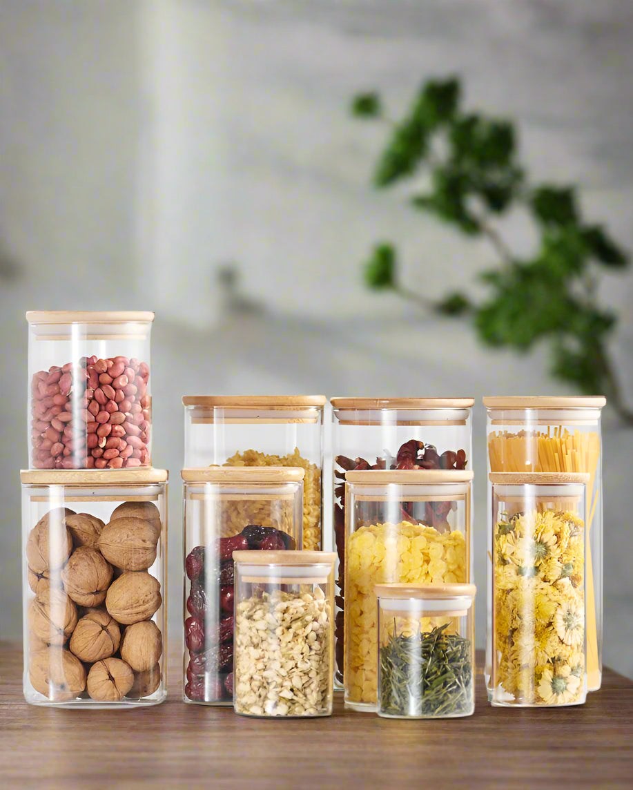 Airtight Glass Storage Jars