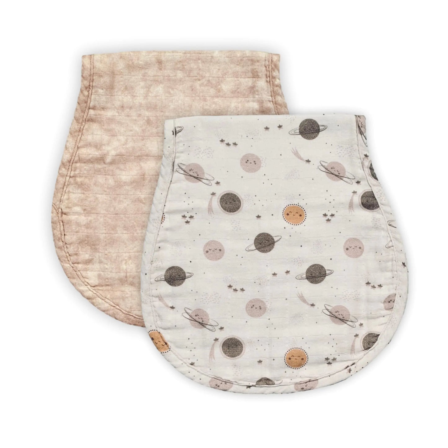 Leyl&Ari Organic Cotton Burp Cloth Set - Galaxy Friends