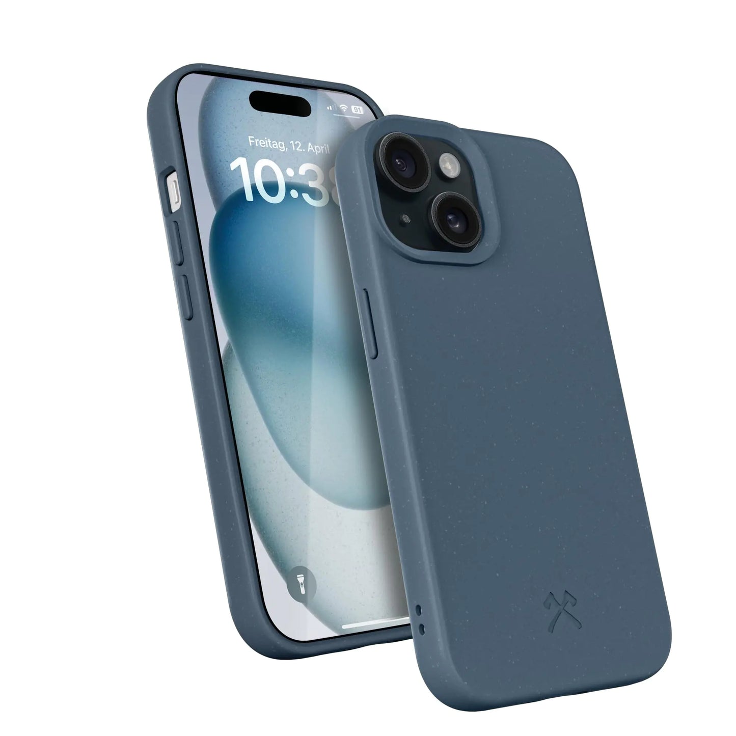 Woodcessories Biodegradable iPhone 15 Case - Navy Blue