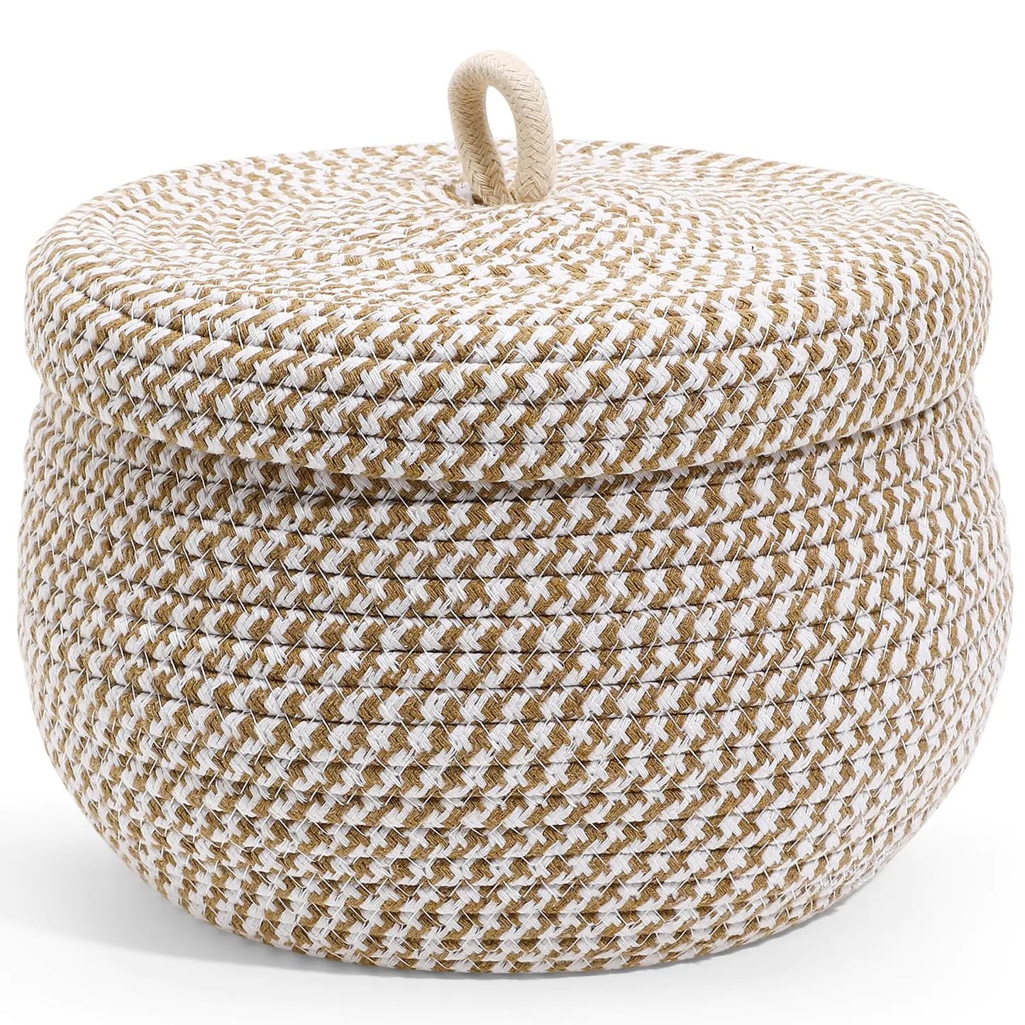 Natural Cotton Rope Storage Basket