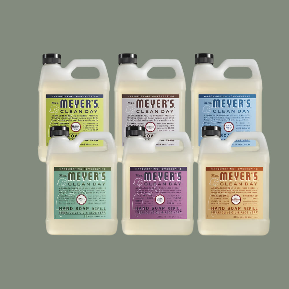 Mrs. Meyers Liquid Hand Soap 6 Scent Variety Pack