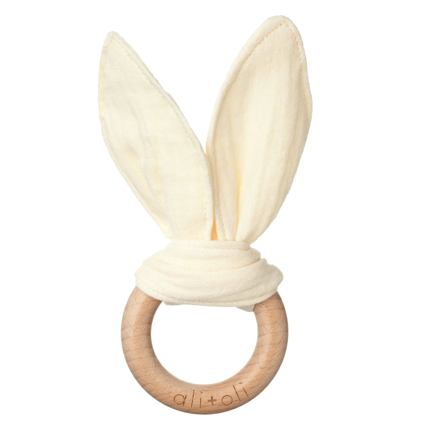 Ali+Oli Bunny Ears Teething Ring