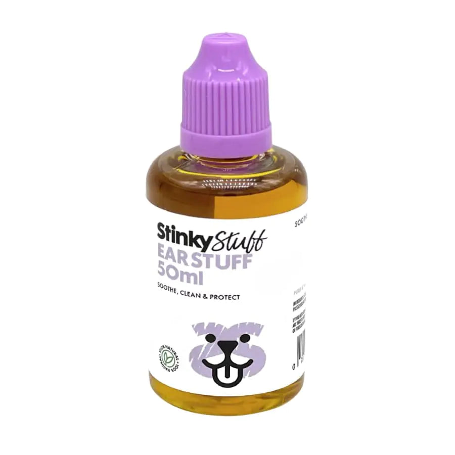 Stinky Stuff Soothing Ear Stuff - Soothing Ear Drops for Dogs with Itchy Ears