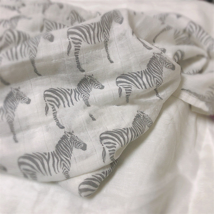 Natural Organic Cotton Swaddle Blanket