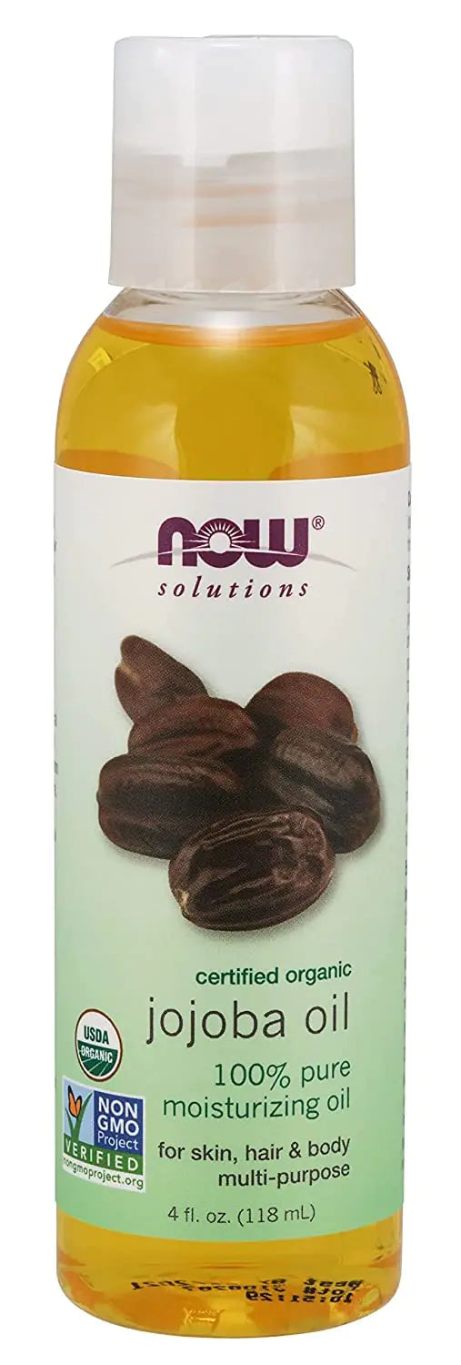 NOW Certified Organic Jojoba Oil - 4 oz