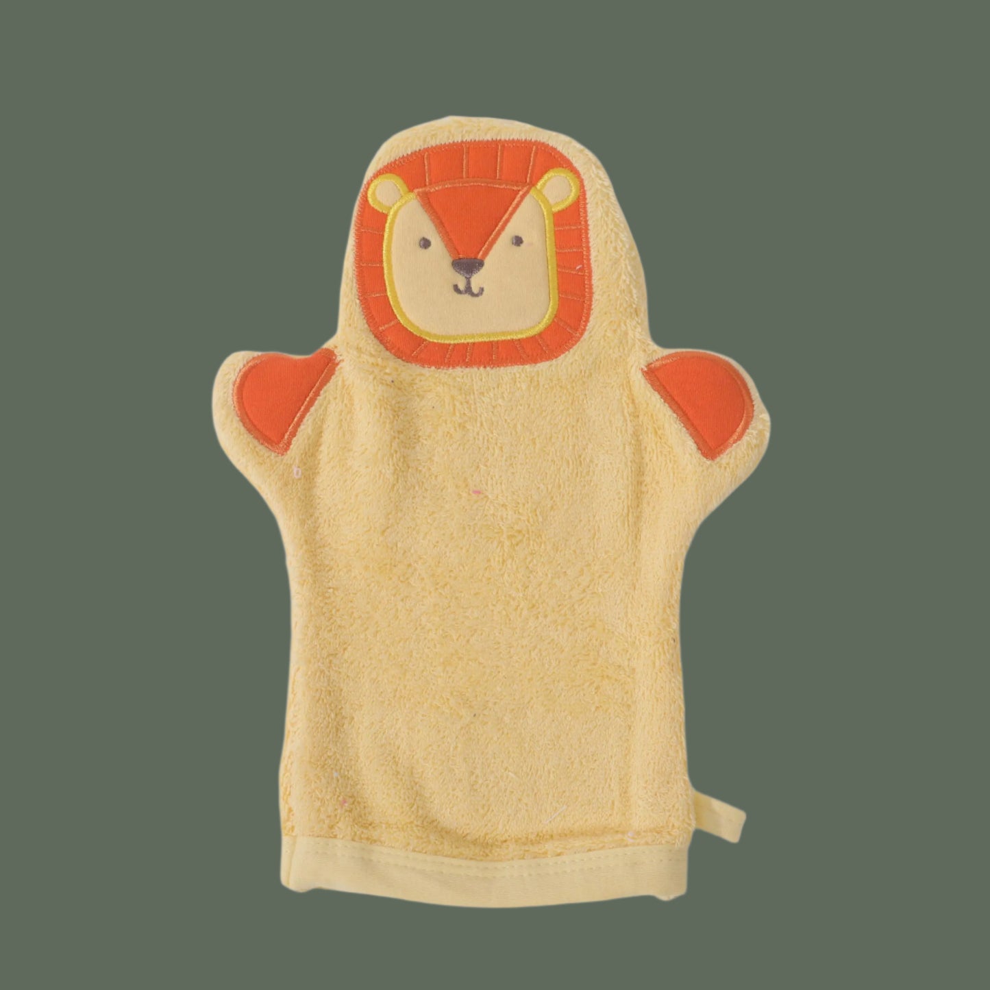 Organic Cotton Bath Mitt - Lion