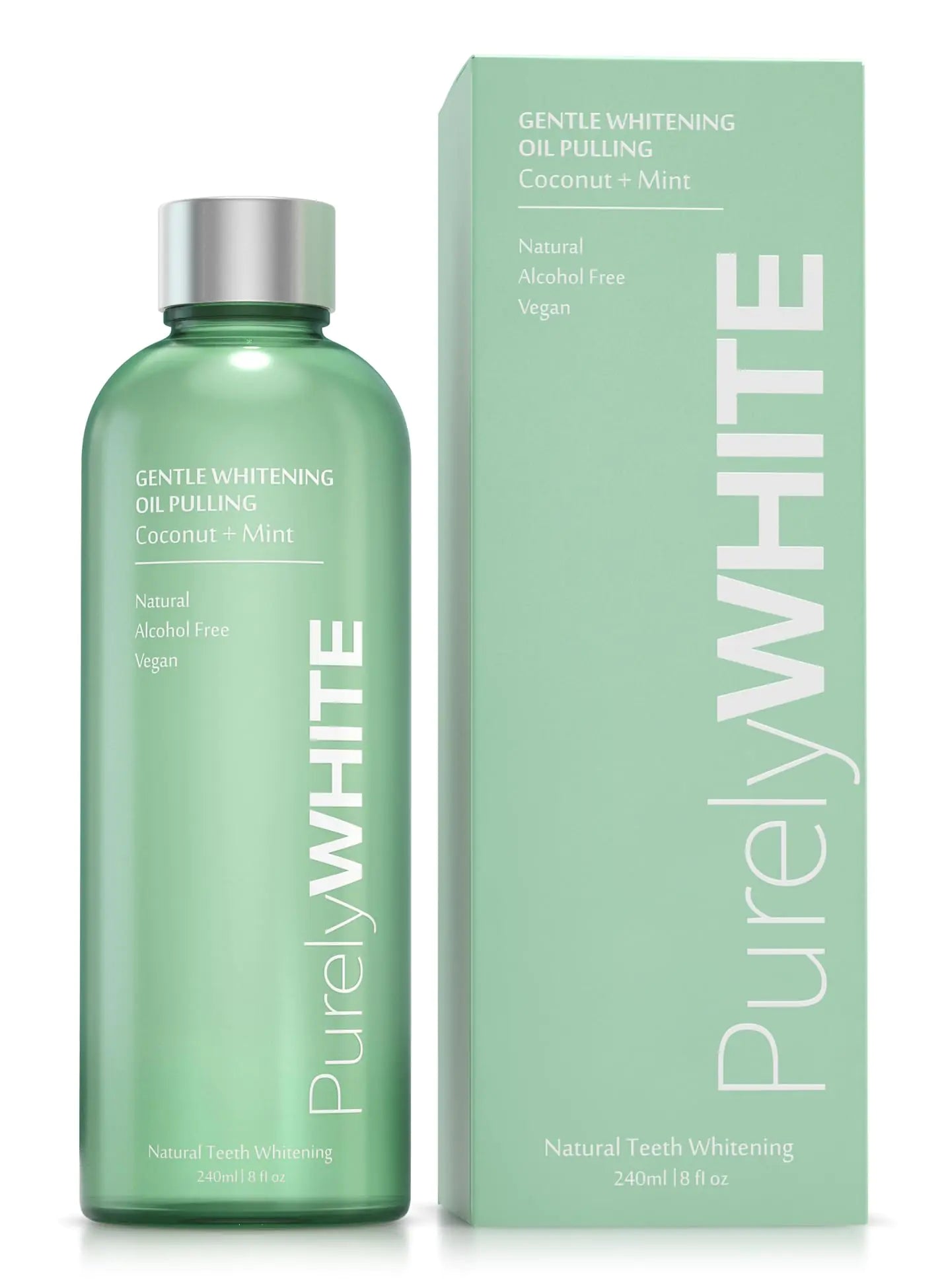 PurelyWHITE Coconut Pulling Oil - Mint
