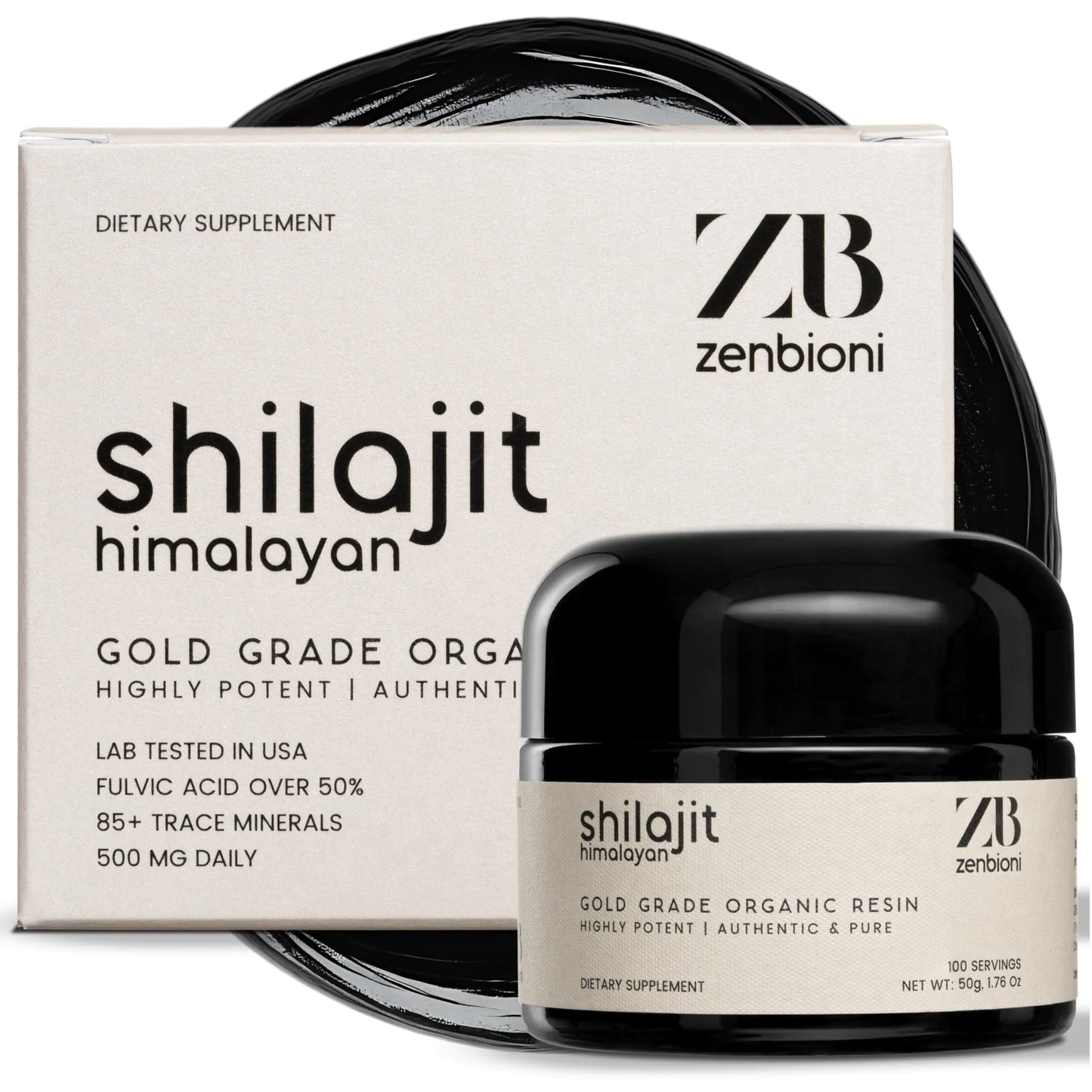 Zenbioni Gold Grade Natural Himalayan Shilajit Resin