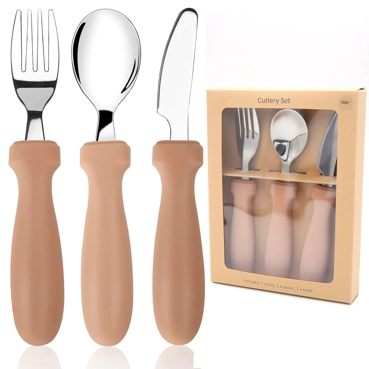 Toddler Utensils Set - 3 Pieces