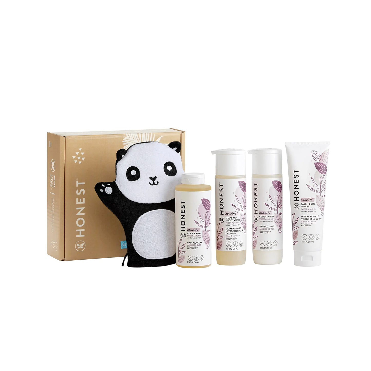 The Honest Company Sweet Almond Bathtime Essentials Bundle