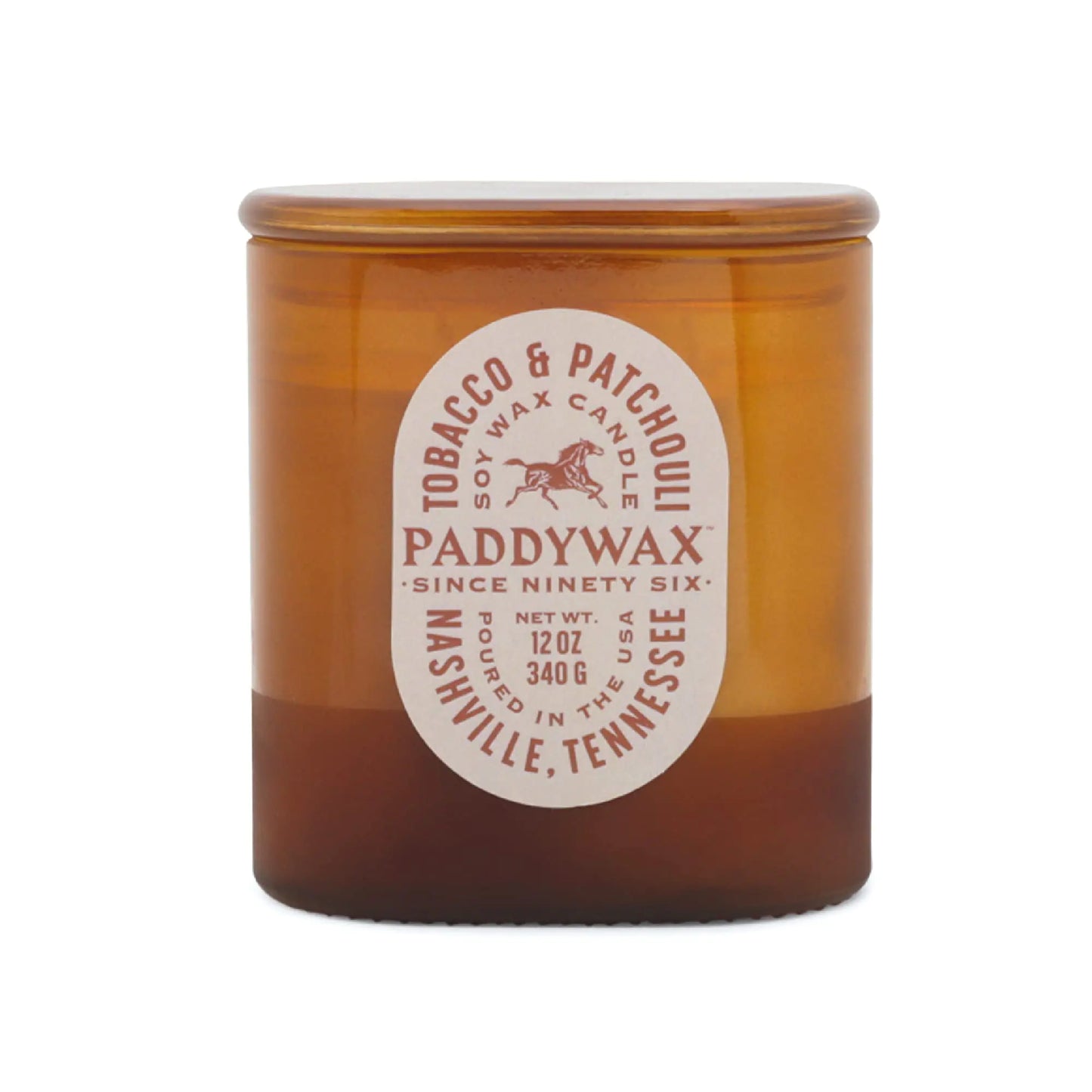 Paddywax Scented Candle - Tobacco & Patchouli 12oz