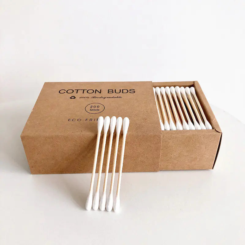 Bamboo Cotton Swabs (200 pcs)