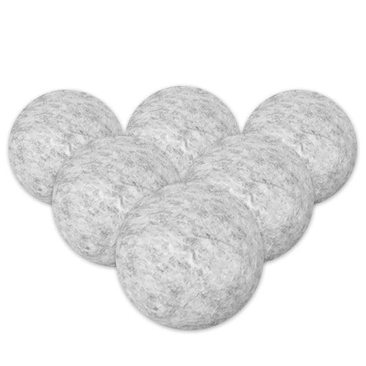 Natural Wool Dryer Balls - 6 Pack