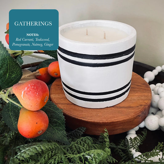 Natural Soy Wax Scented Candle - Gatherings